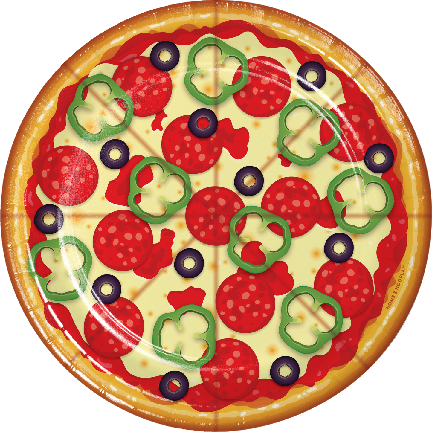 Pizza Party Dessert Plates (16 ct)