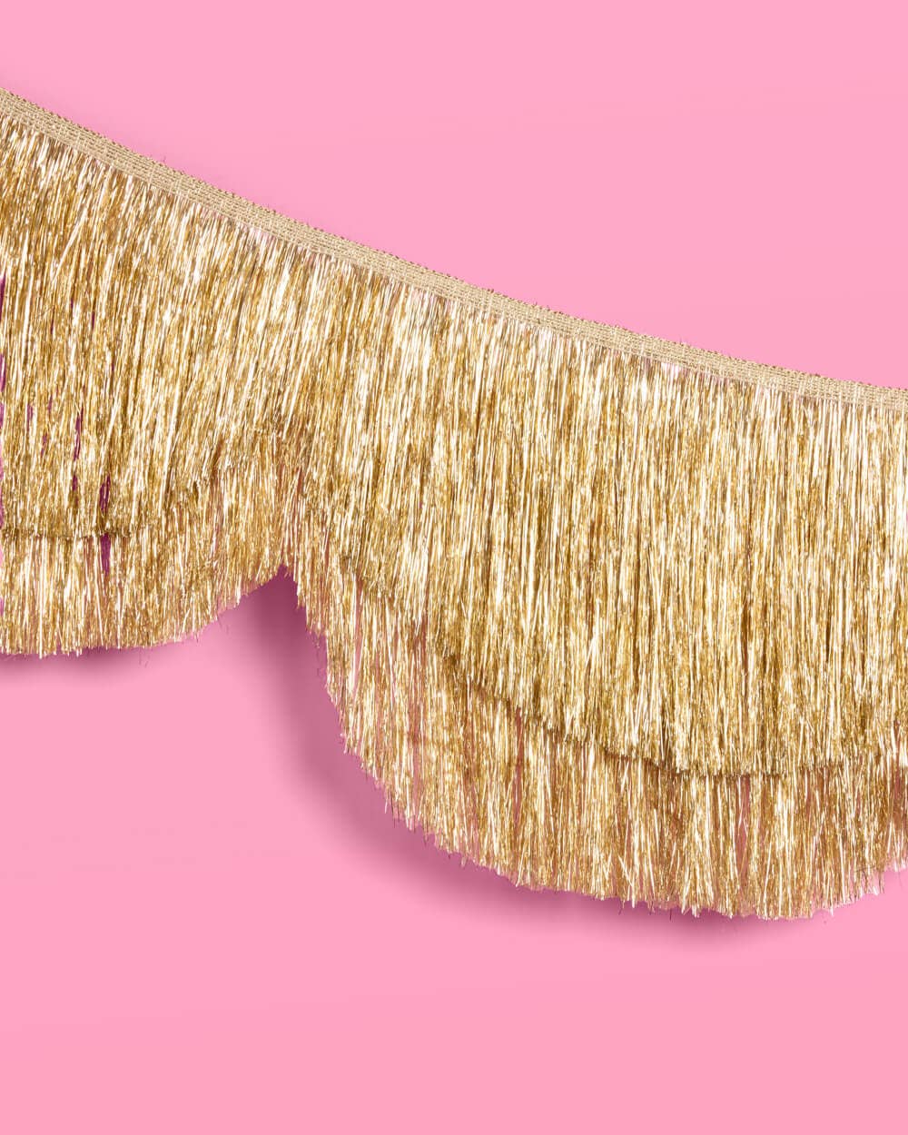 Stay Golden Scalloped Fringe