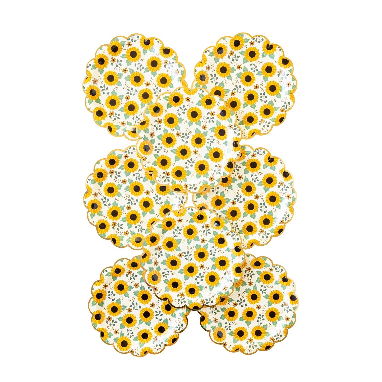 Sunflowers Paper Plates
