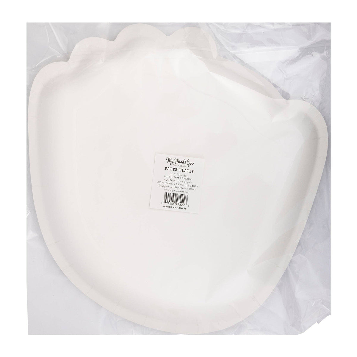 Baseball Mitt Shaped Paper Plate