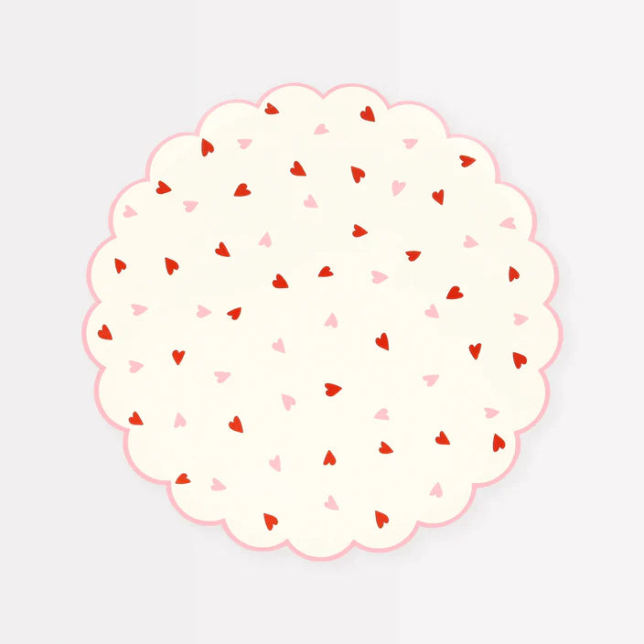Heart Pattern Side Plates