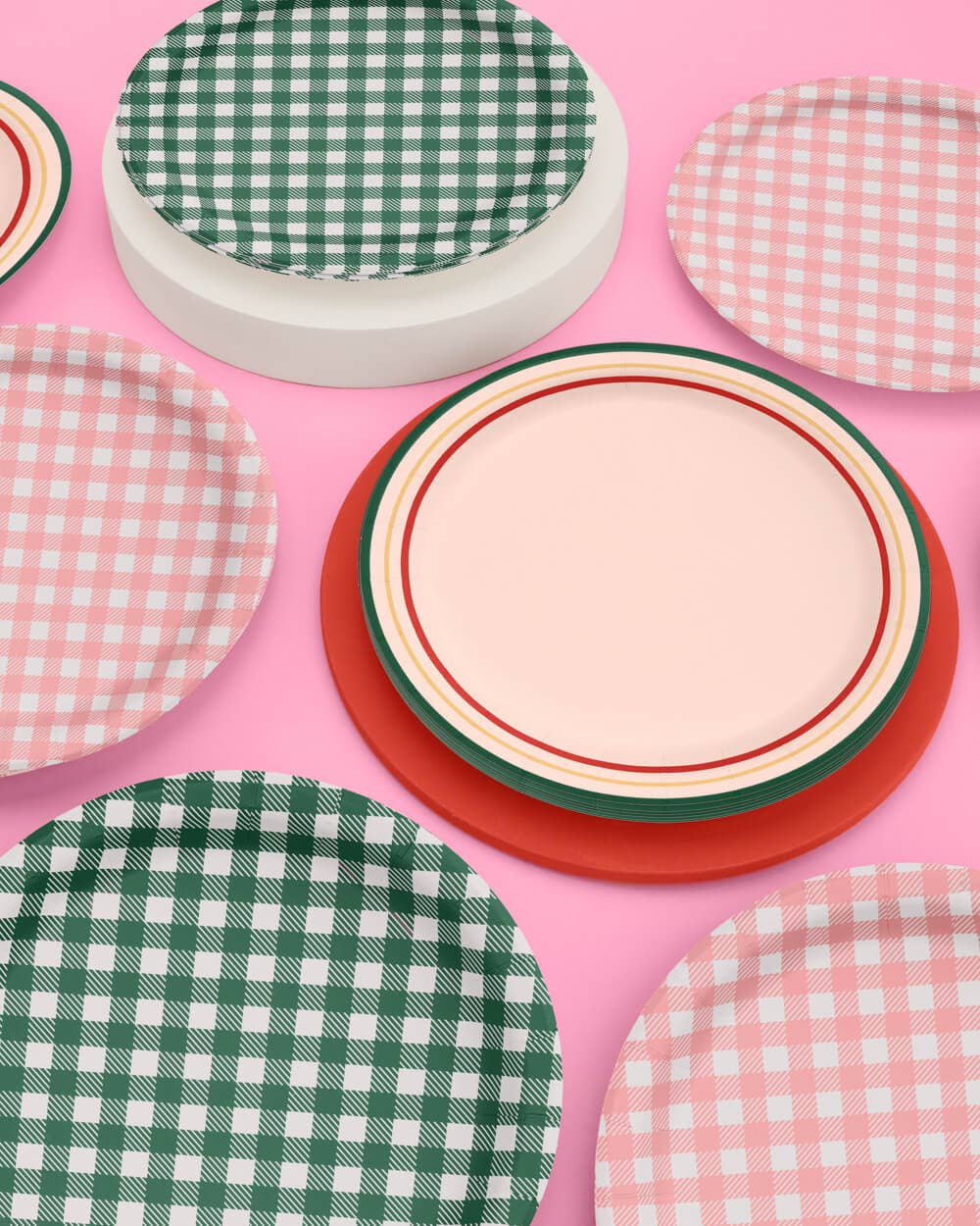 Camp Bride Bachelorette Plates