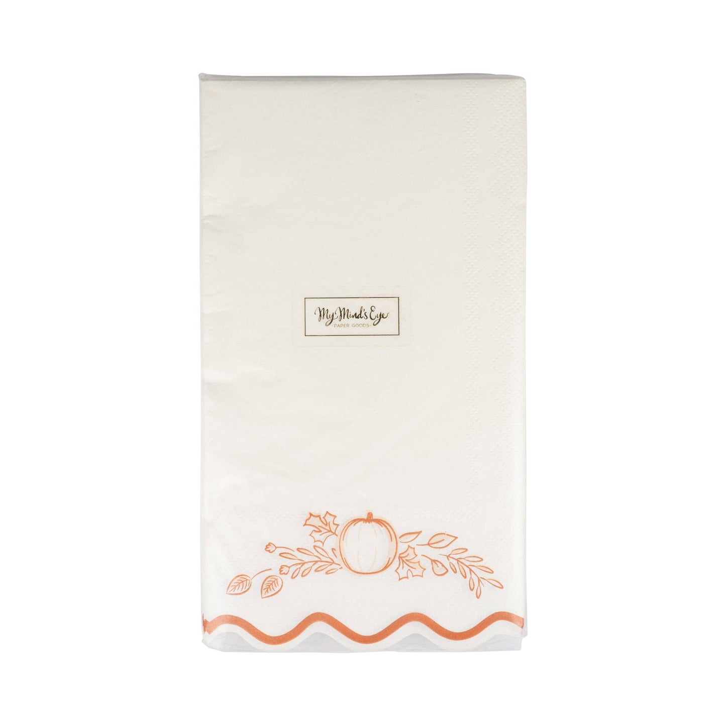 Falloween Pumpkin Guest Napkin