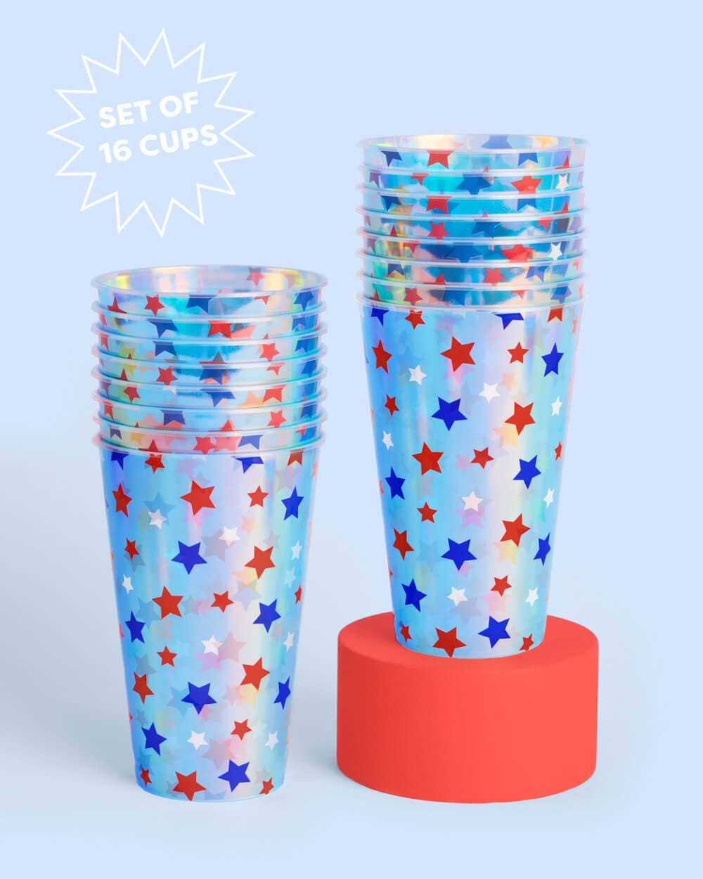 Stars & Stripes Patriotic Cups