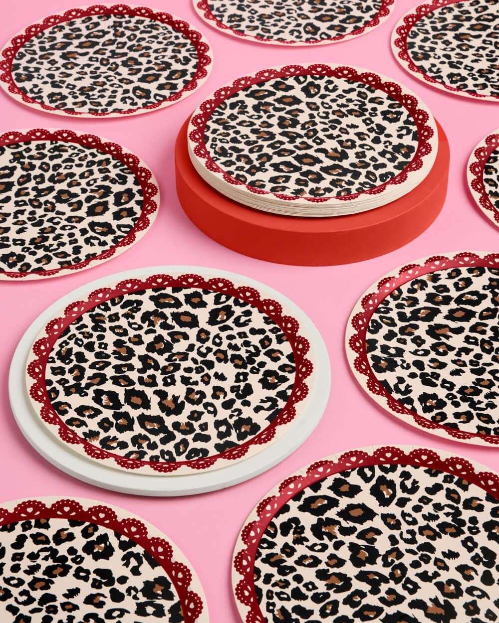Cheetah Print Paper Plates