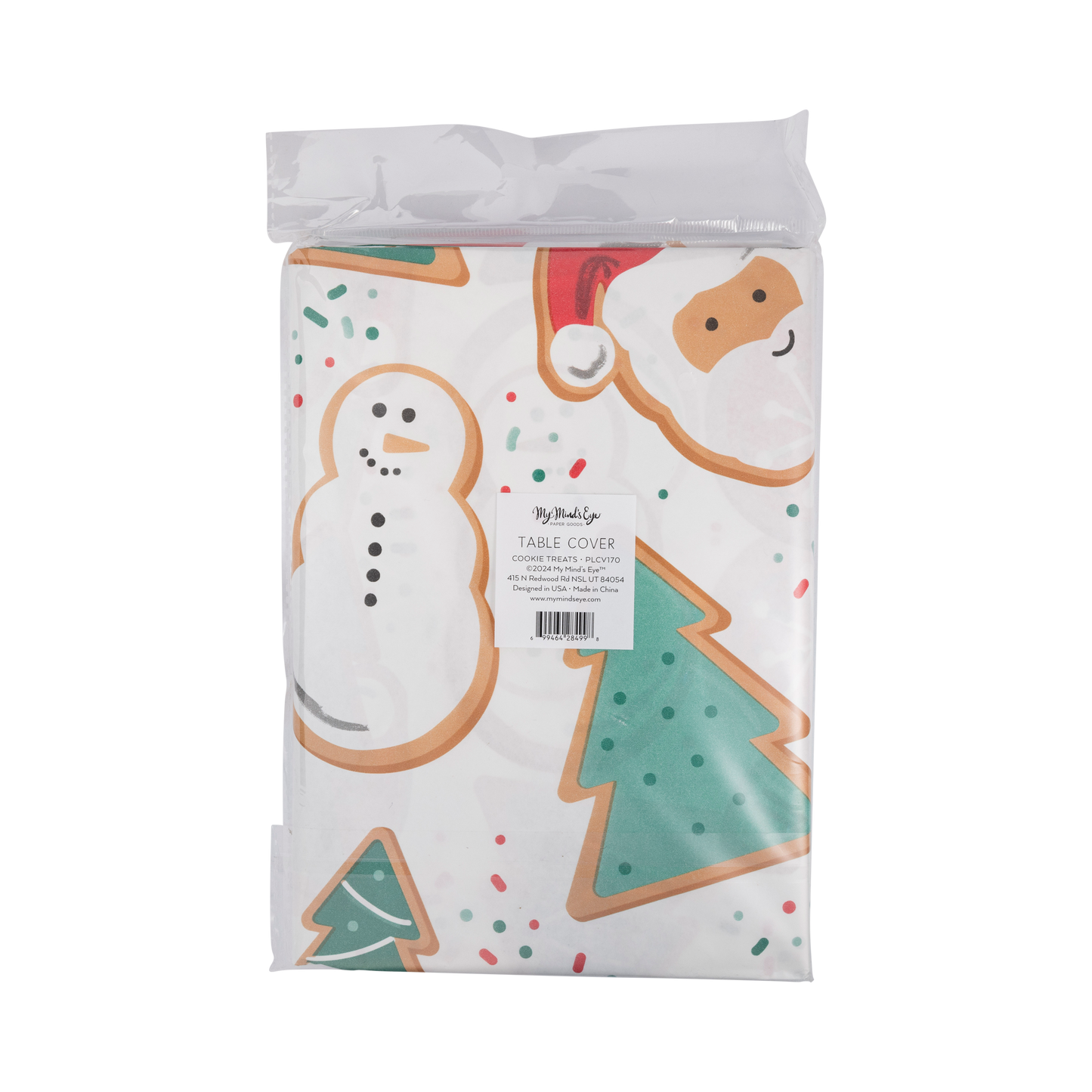 Christmas Cookie Treats Paper Table Cover