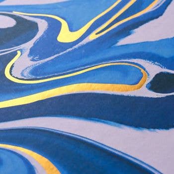 Blue Marble 6x8 Spiral Notebook