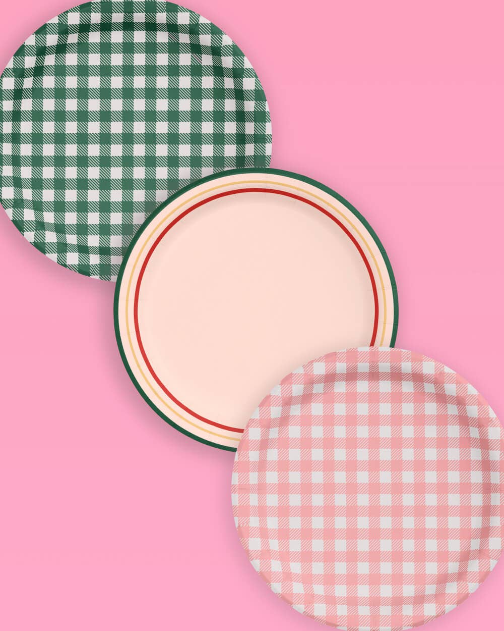 Camp Bride Bachelorette Plates