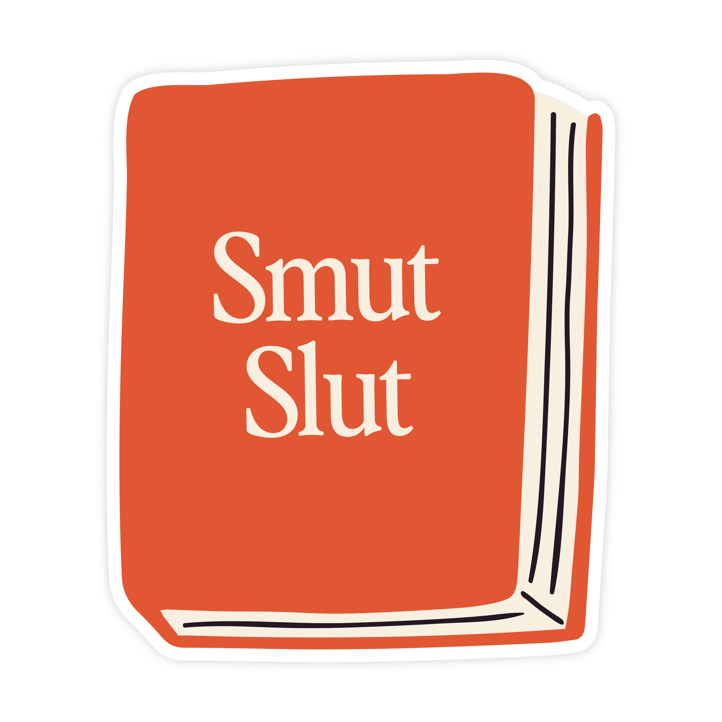 Smut Slut Book | Sticker
