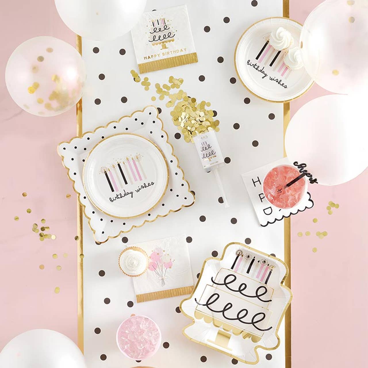 Birthday Wishes Foil Paper Plates
