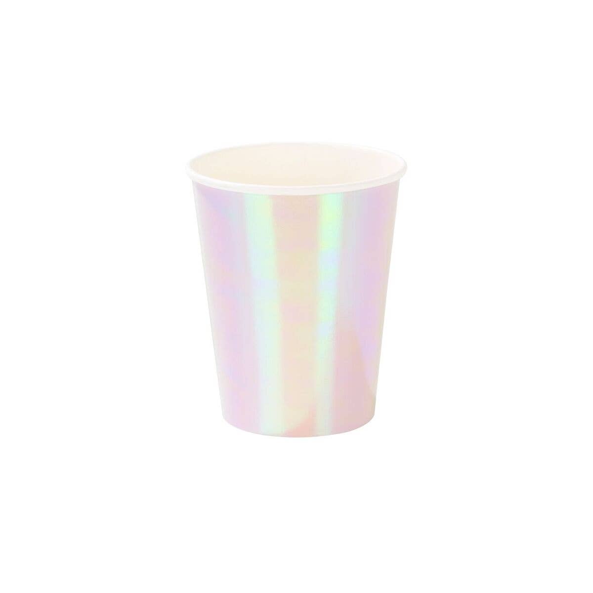 Pastel Iridescent Party Cups - 12 Pack