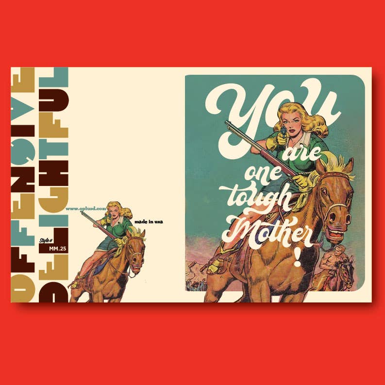 You Are A Tough Mother Card