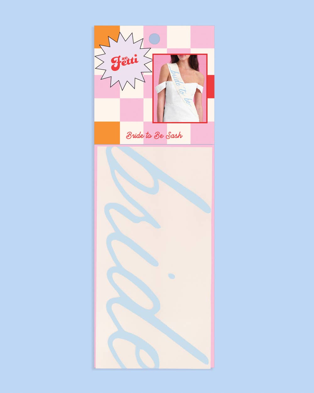 Something Blue Bride To Be Sash