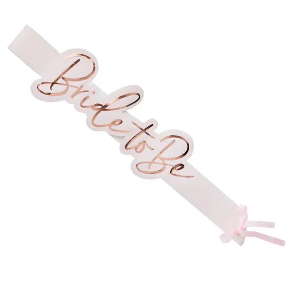 Bride To Be Sash