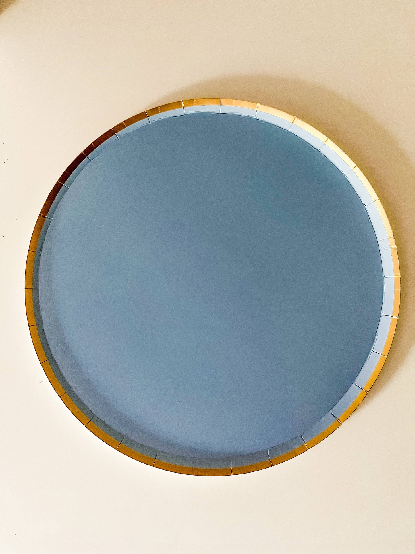 Gold & Classic Blue Plate