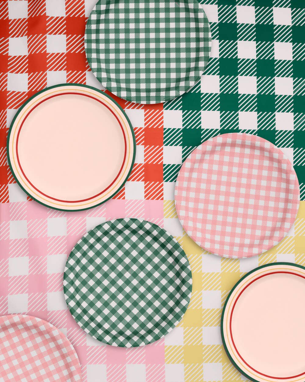 Camp Bride Bachelorette Plates