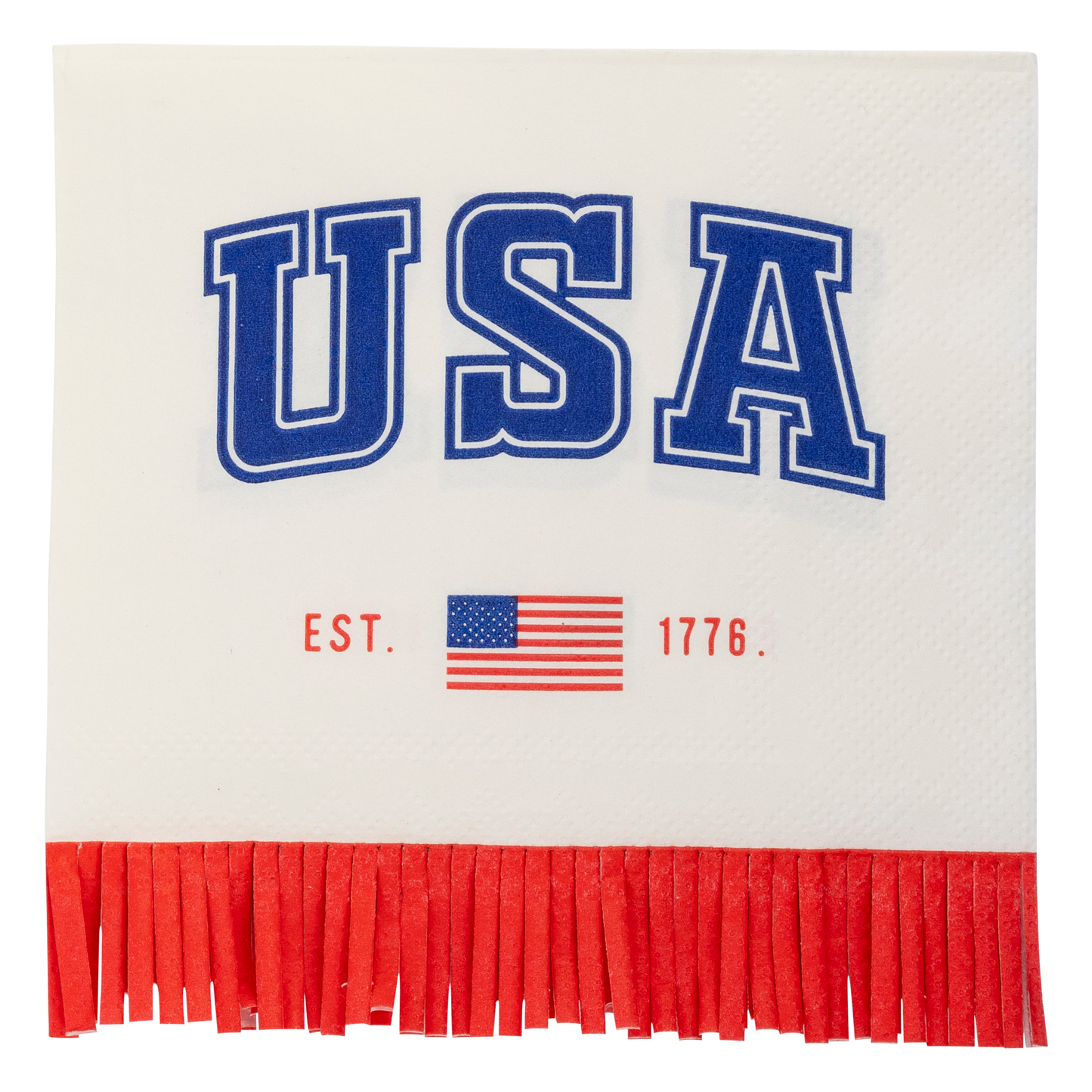 USA Fringe 1776 Paper Cocktail Napkin