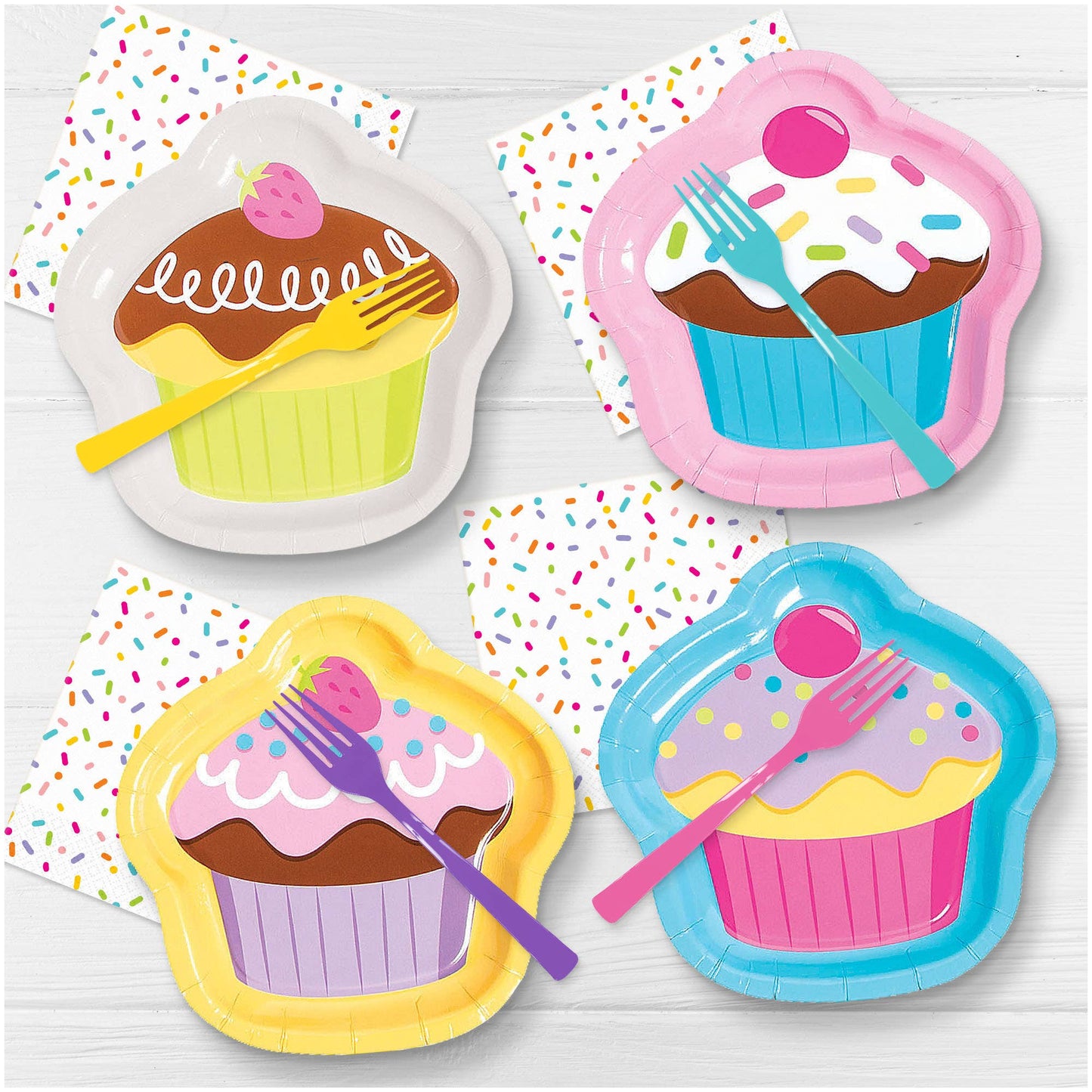 Sprinkles Party Beverage Napkins (16 Count)