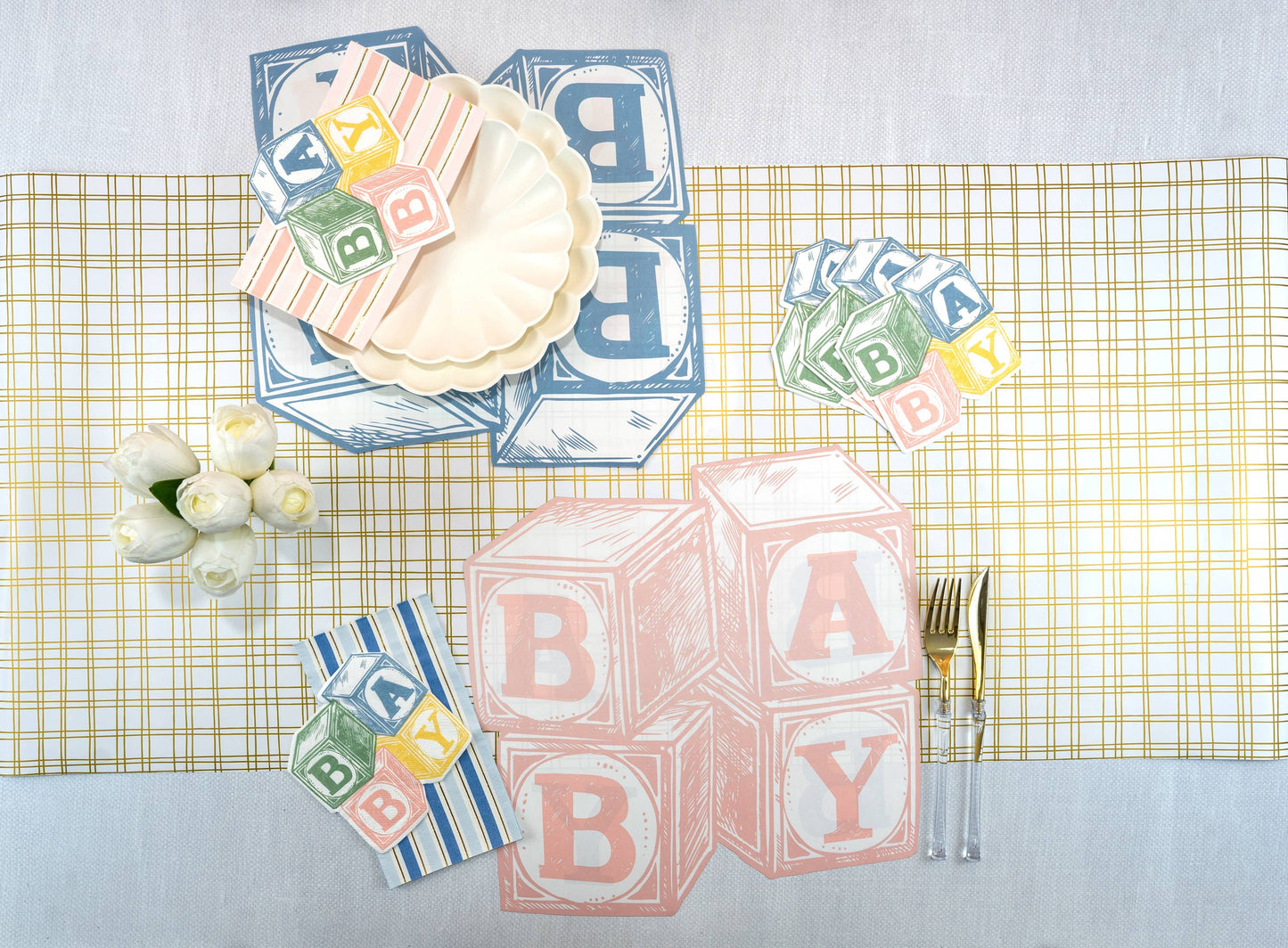 Baby Blocks Beverage Napkin
