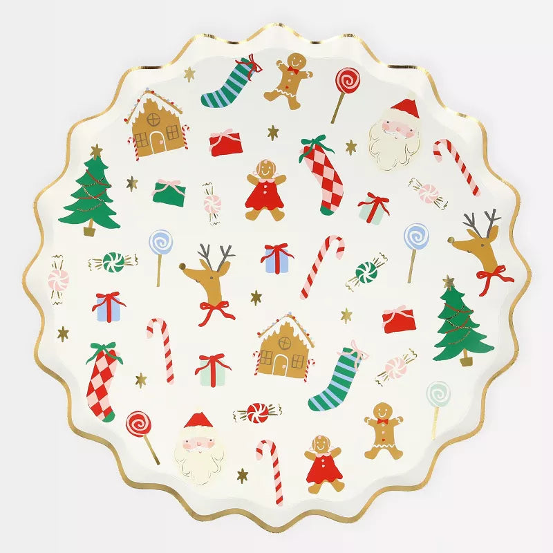 Jolly Christmas Side Plates