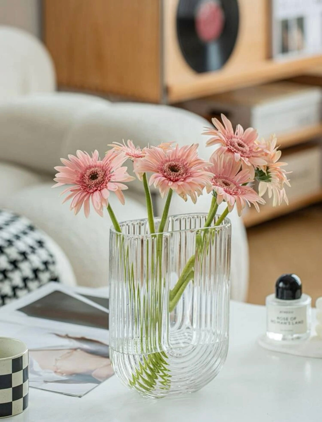 Rainbow Glass Vase