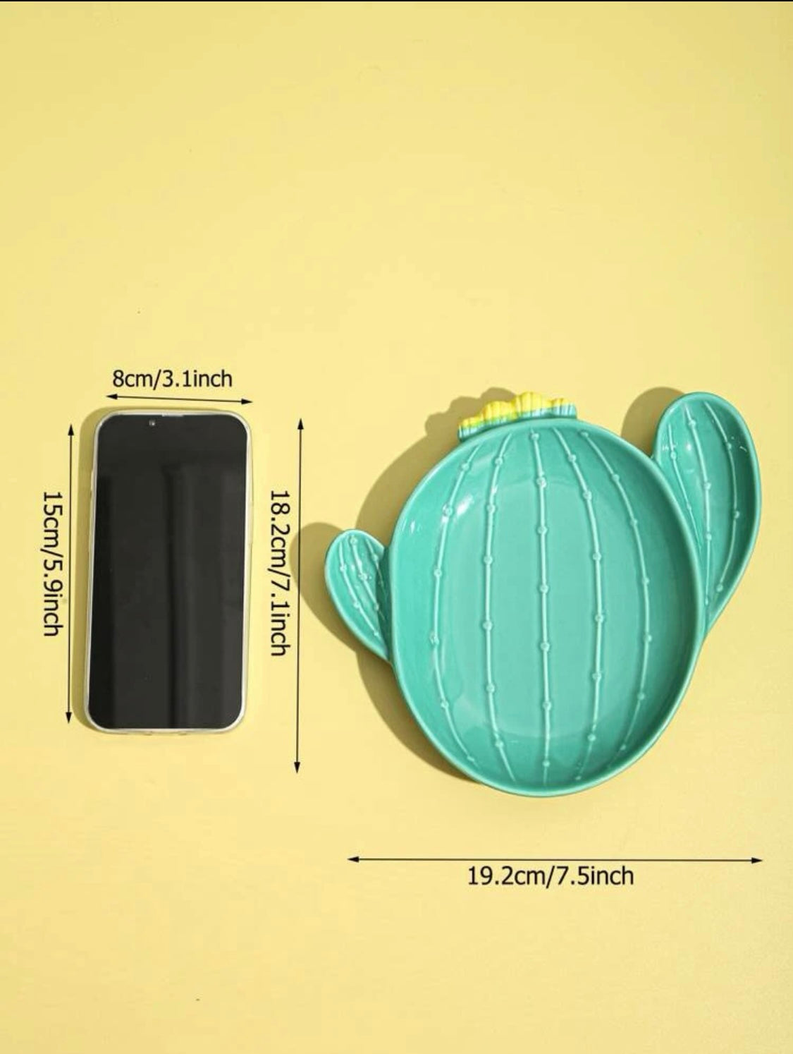 Cactus Ceramic Tray