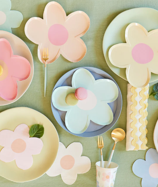 Daisy Shaped Napkins