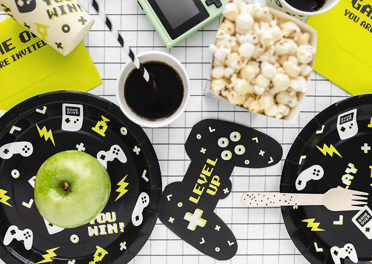 Gamepad Paper Plates