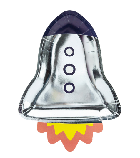 Space Rocket Plates