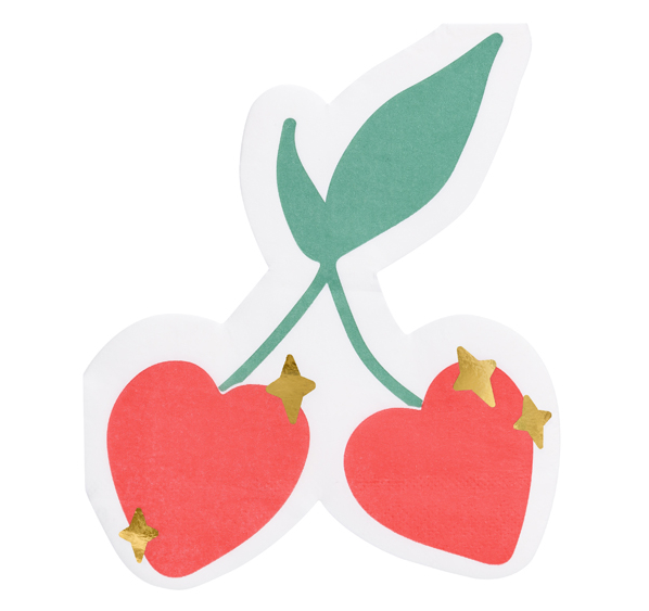 Cherries Paper Napkins