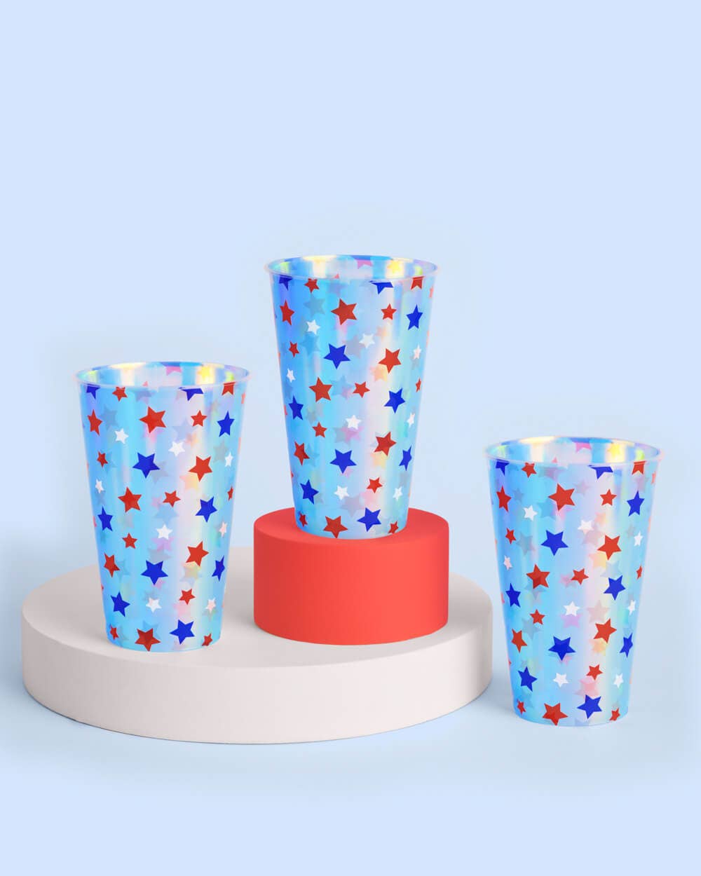 Stars & Stripes Patriotic Cups