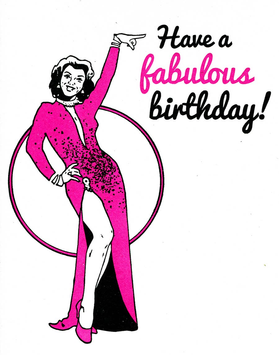 Fabulous Birthday Greeting Card