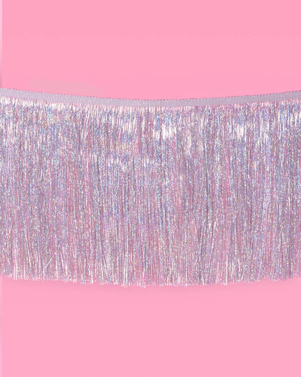 Iridescent Fringe Foil Banner