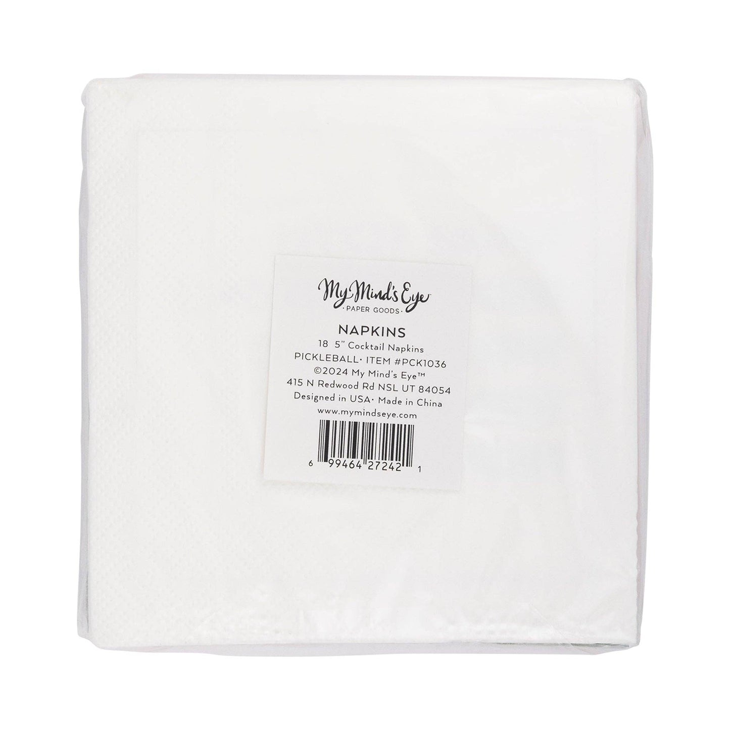 Pickleball Sayings Paper Cocktail Napkin Set