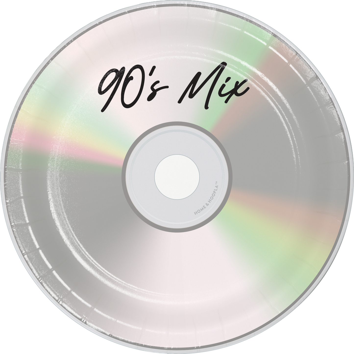 90's Mix CD Plates - Dessert Paper Plates (16ct)