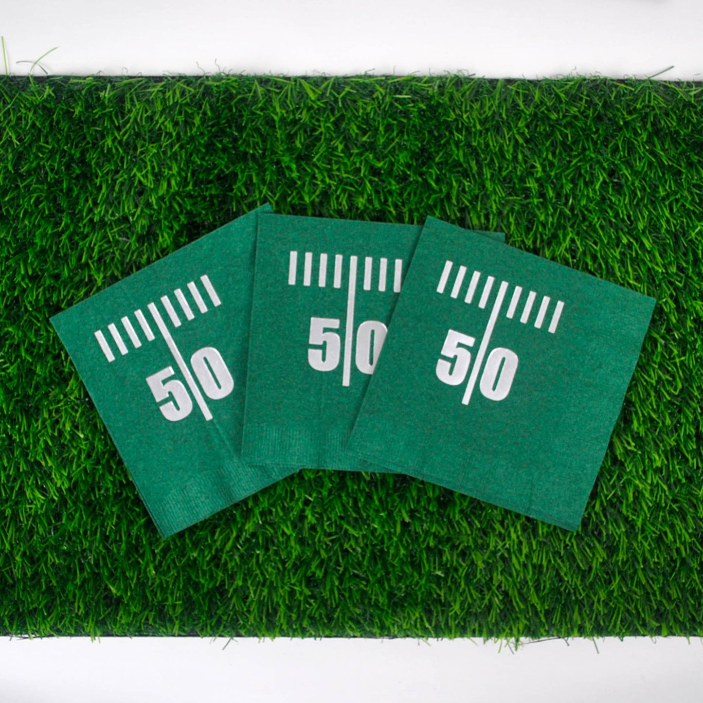 50 Yard Line Football Cocktail Napkins