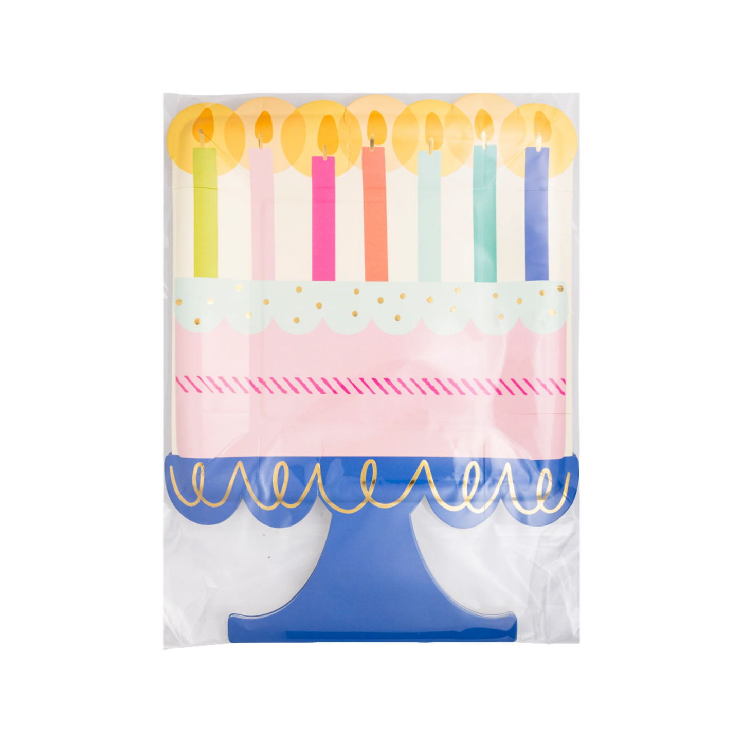 Birthday Cake Shaped Paper Plate