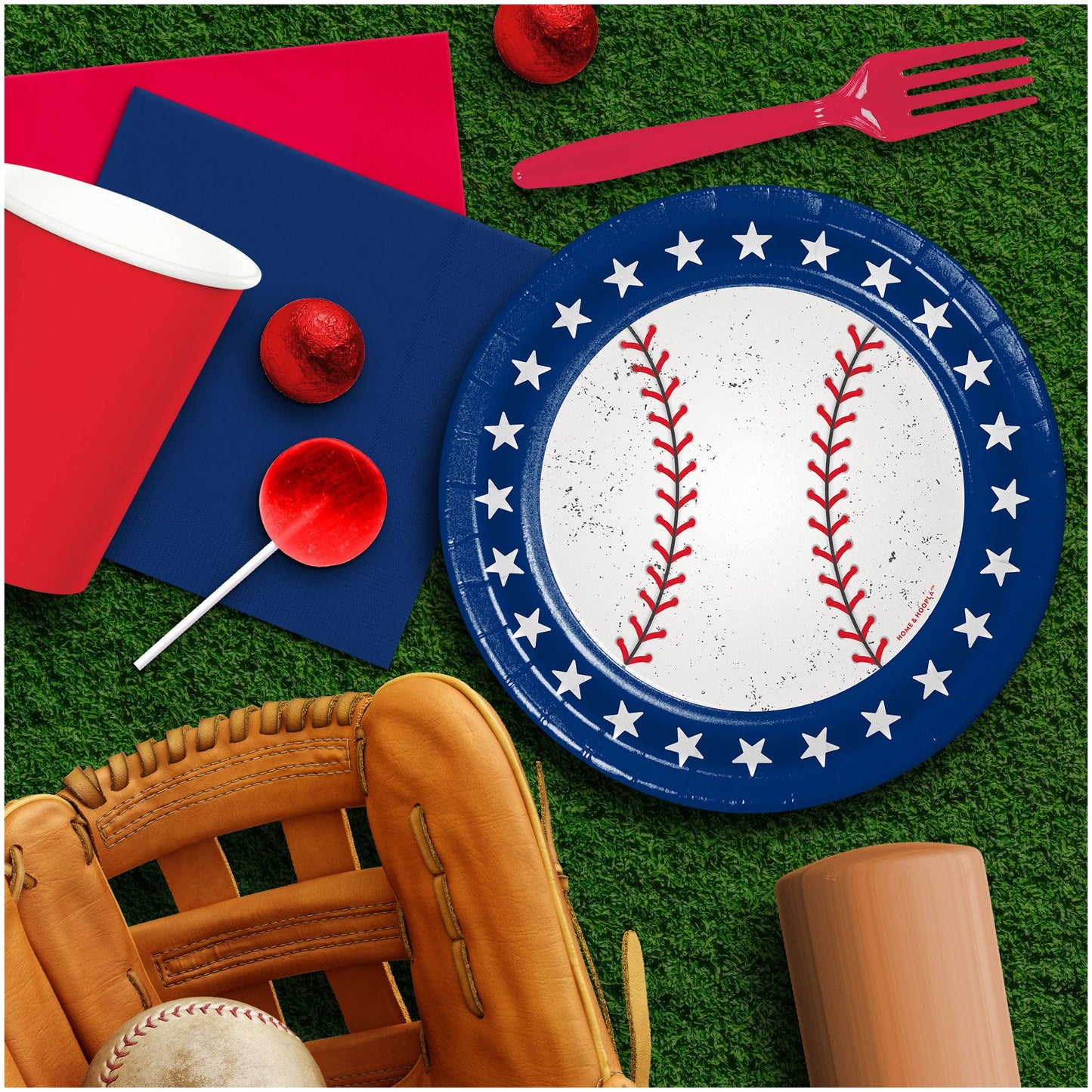 Baseball Theme Party Plates (16 ct)