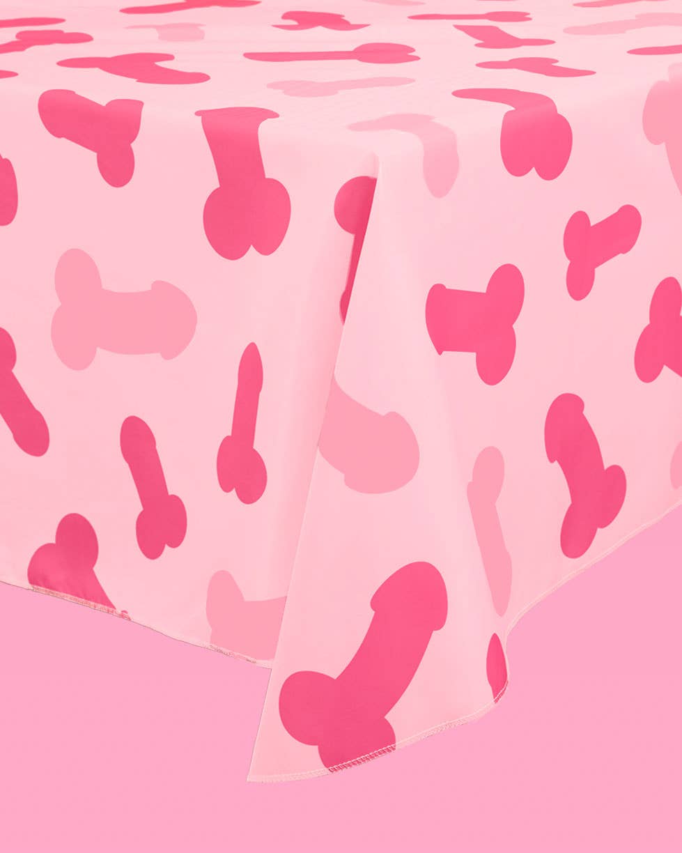 Bachelorette Penis Washable Tablecloth
