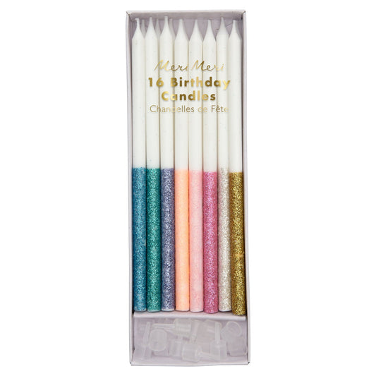 Multicolored Dipped Candles