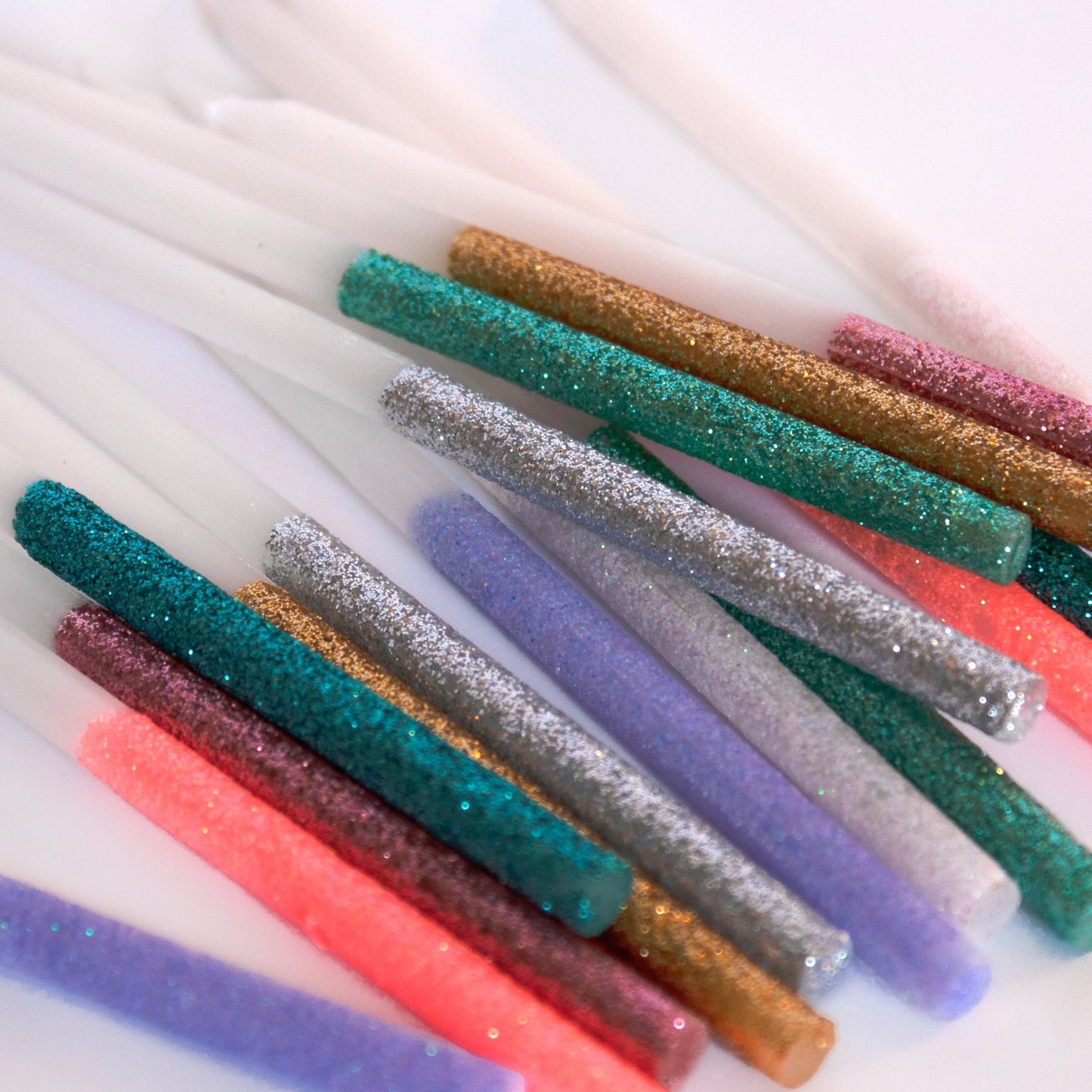 Multicolored Dipped Candles