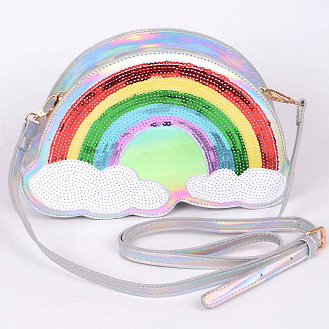 Rainbow Sequin Purse