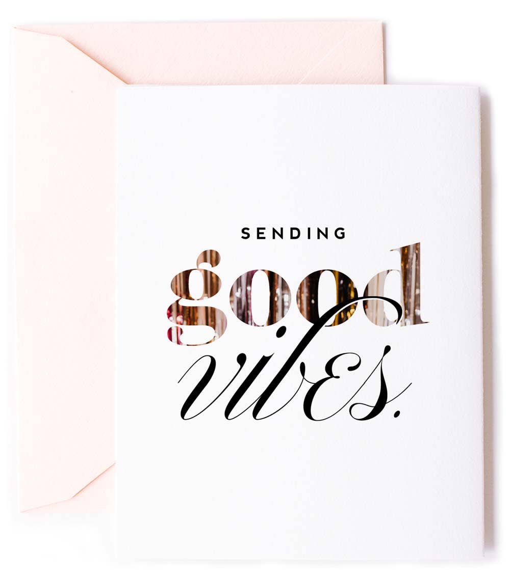 Sending Good Vibes Card