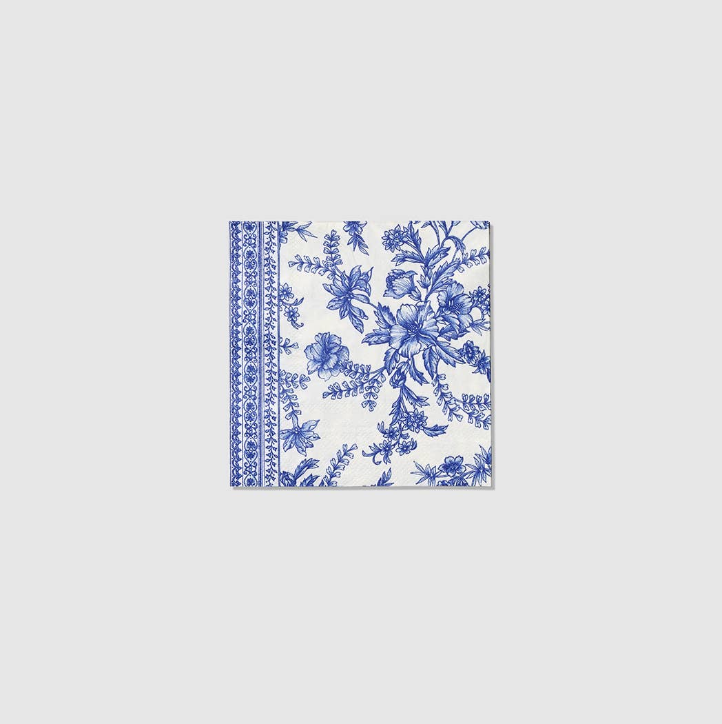 French Toile Paper Napkins