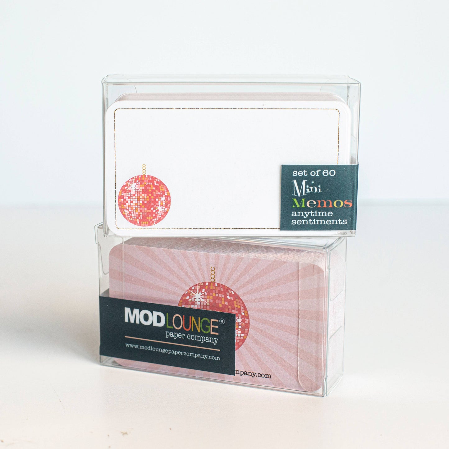 Pink Disco Ball Mini Memos