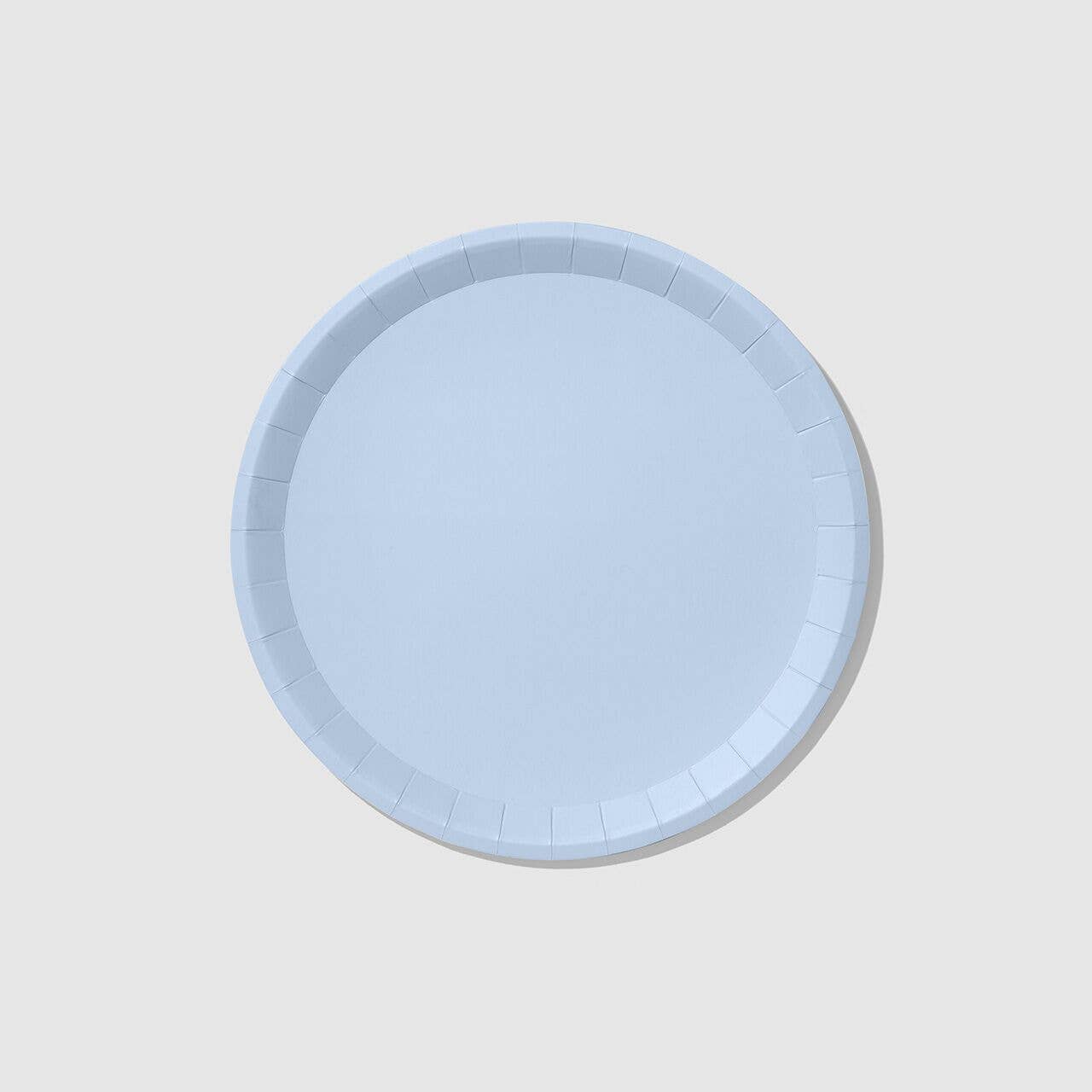 Pale Blue Paper Plates - Large