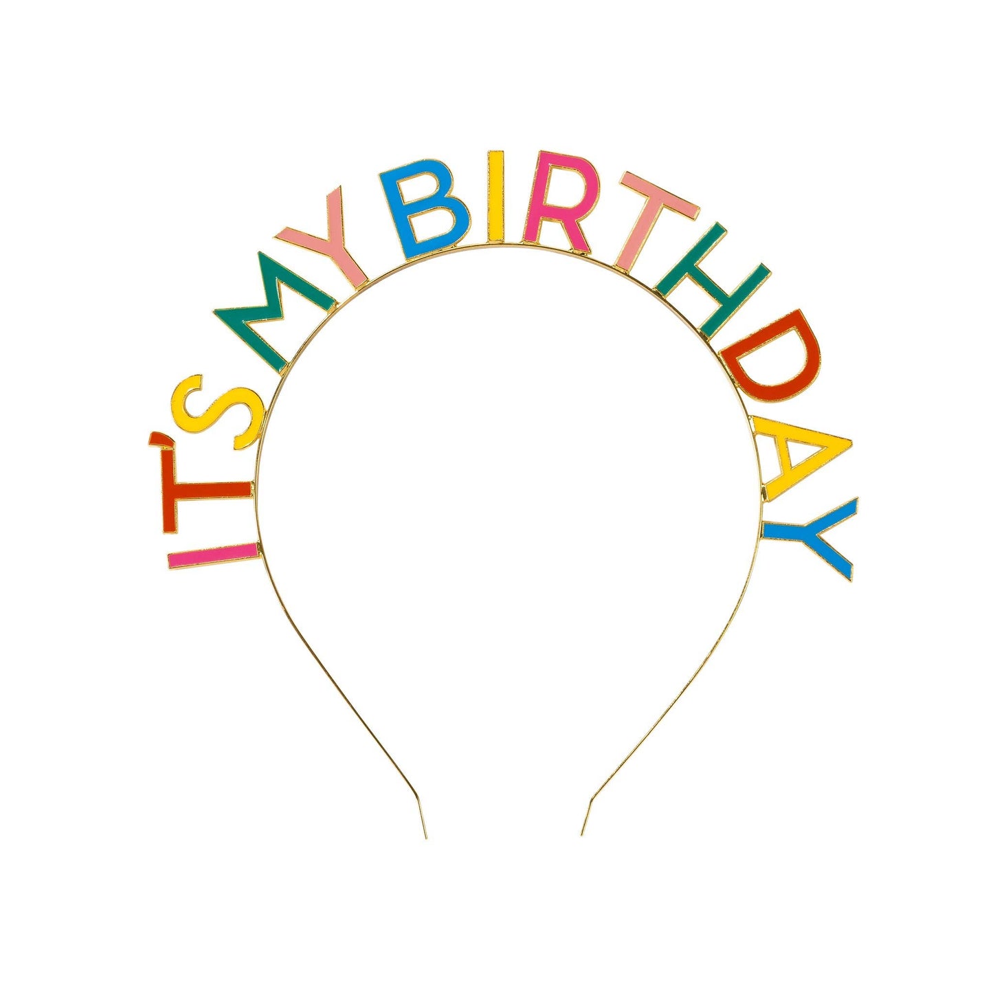 It's My Birthday Headband - Rainbow Brights