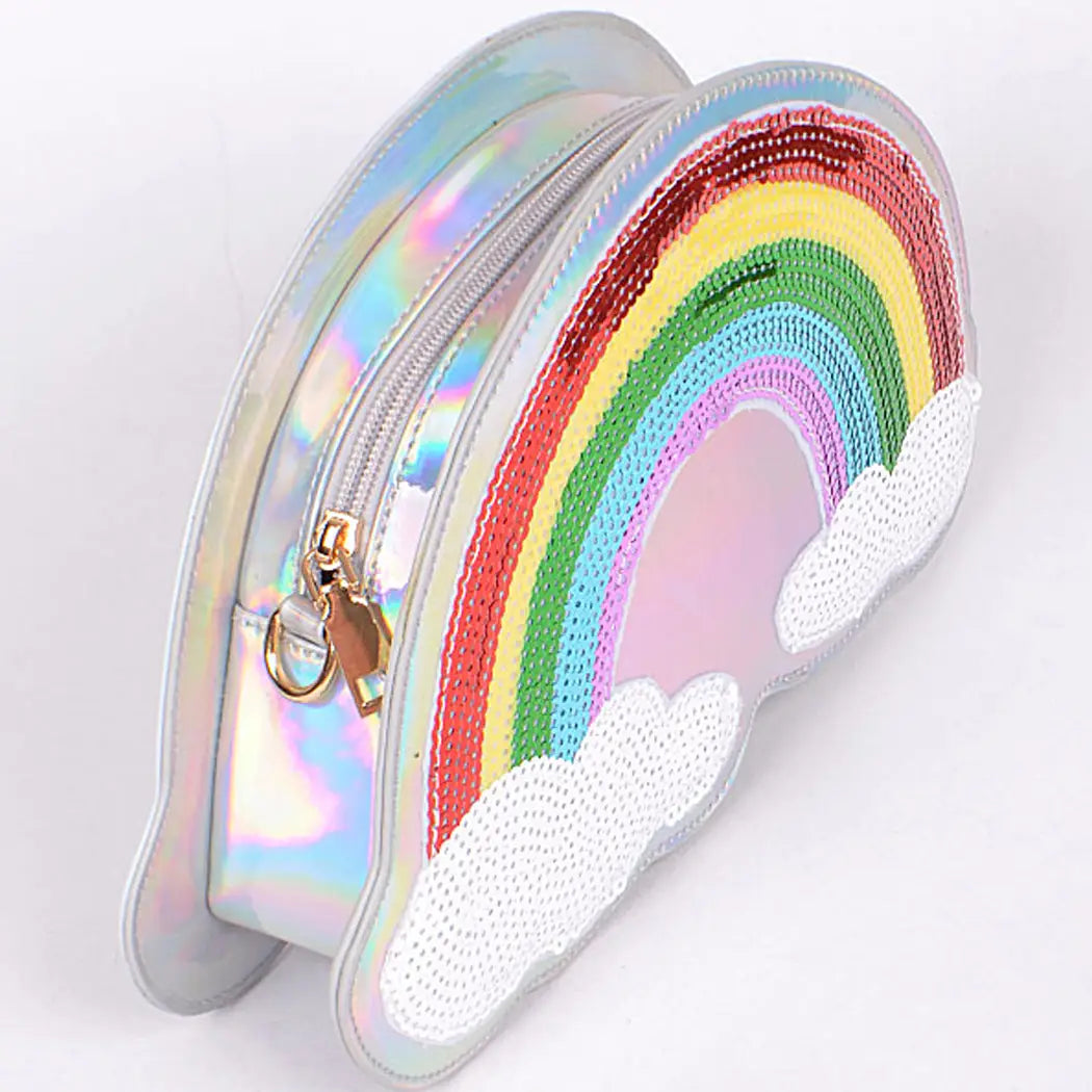 Rainbow Sequin Purse