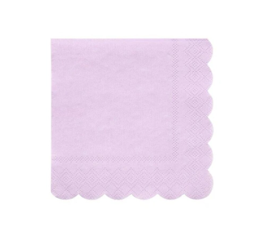 Scalloped Cocktail Napkins