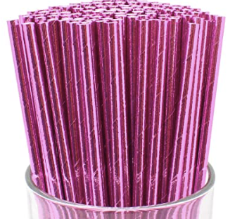 Assorted Foil Paper Straws - Just Artifacts